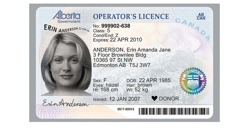 Class 3 Drivers License